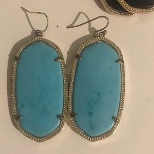 blue kendra scott earrings